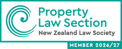 Property Law Section - New Zealand Law Society 2026-2027 Property Law Section - New Zealand Law Society 2026-2027